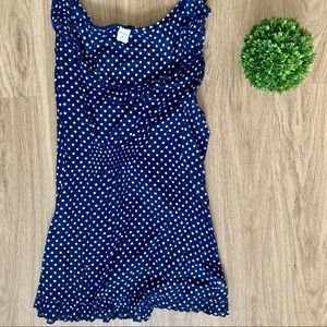 Old Navy Polka Dot Ruffle Tank